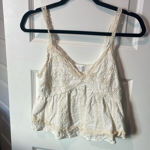 Cream cami